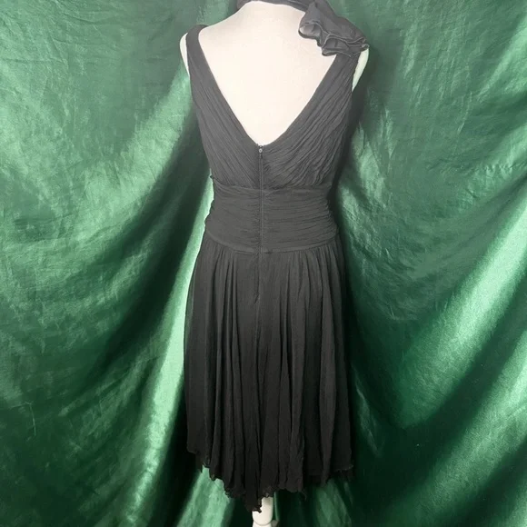 TADASHI Collection Silk Dress & Scarf Set - Size 12 - Picture 4 of 8